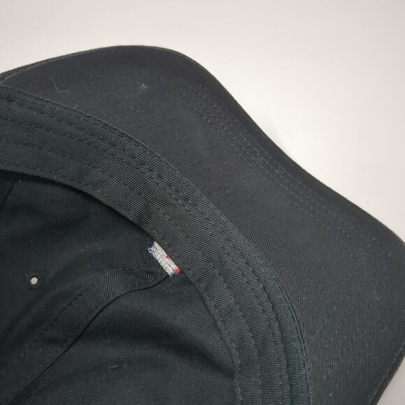Tommy Hilfiger Slideback Baseball Cap Black One Size Adjustable Embroidered - Picture 8 of 10